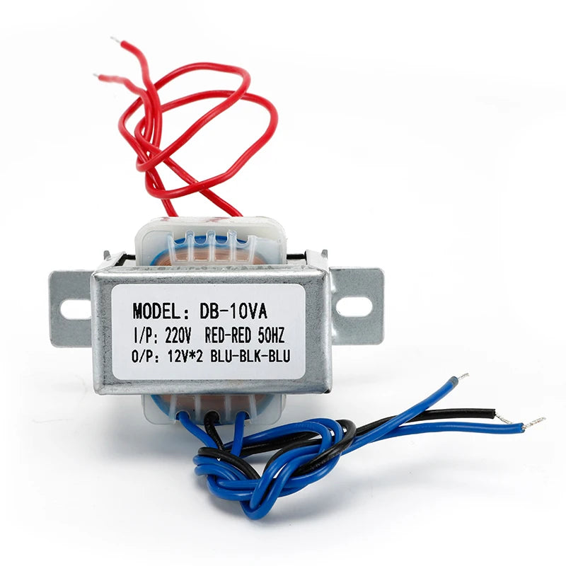 Transformador Audio Alimentación 10W - Entrada 220VAC, Salidas +/-12V, +/-15V, 24V - Núcleo Ferrita