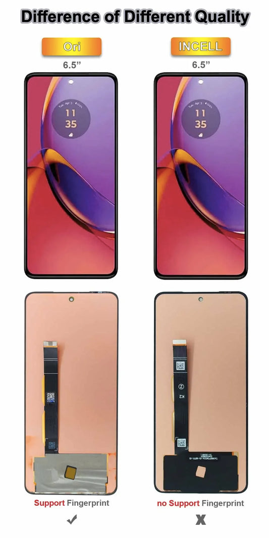 100% Tested LCD for Motorola Moto G84 LCD Display Touch Screen Digitizer Replacement for Moto G84 XT2347 XT2347-1 XT2347-2 LCD