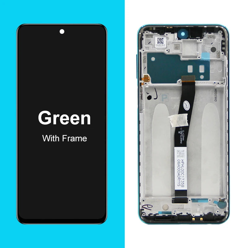 Screen for Xiaomi Redmi Note 9S Lcd Display Digital Touch Screen for Redmi Note 9pro M2003J6B2G M2003J6A1G Display Replacement