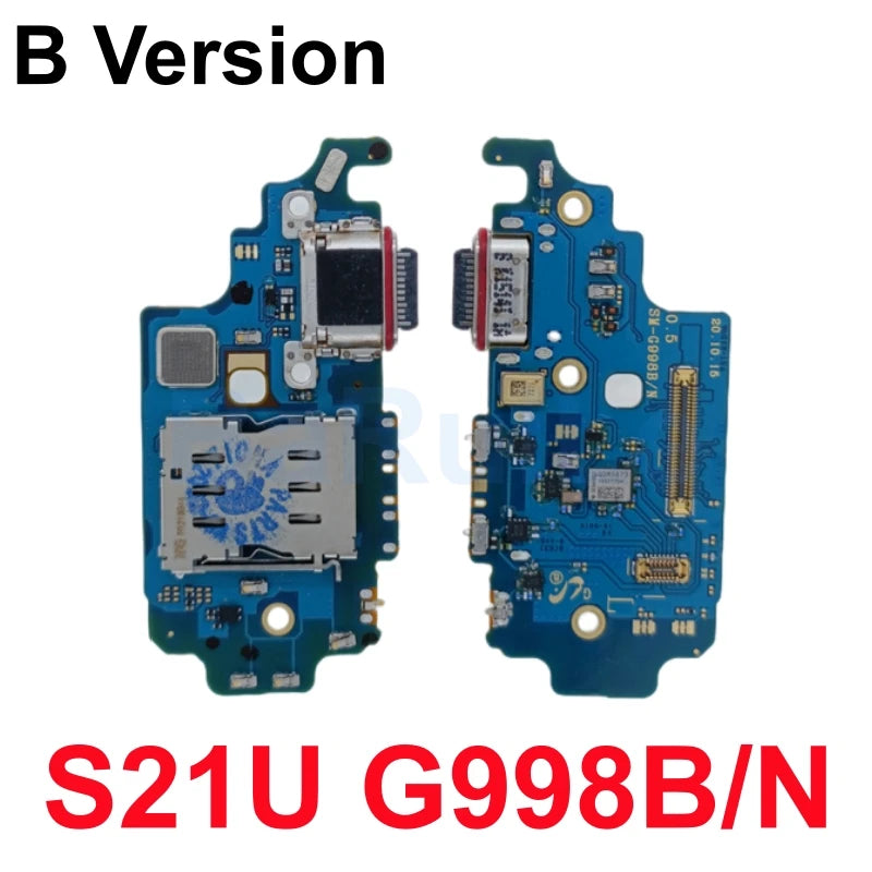 Cable Flex Conector Placa Puerto Carga USB para Samsung Galaxy S21/S21+/S21 Ultra/S22 Plus (G991B/G996U/G998B/S901B/S908U)