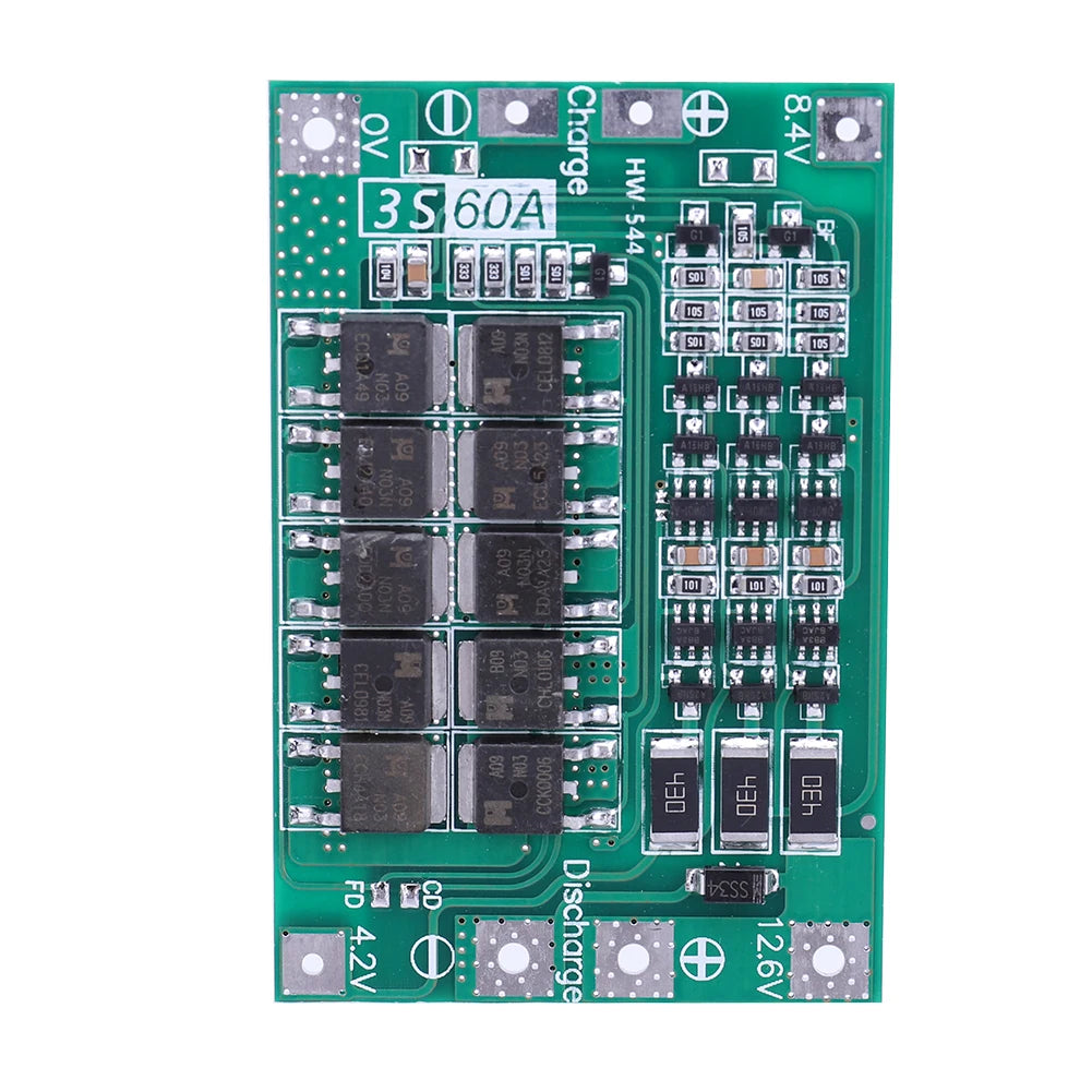3S 4S 20A 40A 60A Li-ion Lithium Battery Charger Protection Board 18650 BMS Drill Motor 11.1V 12.6V/14.8V 16.8V Enhance/Balance