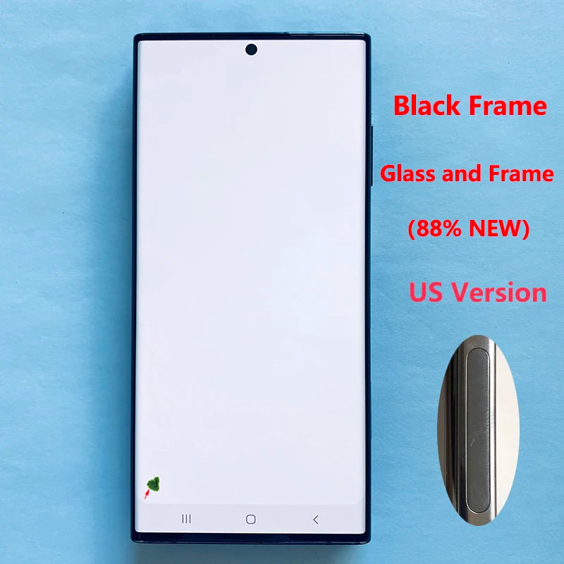 Pantalla 6.8" Super AMOLED con Marco y Digitalizador Táctil para Samsung S22 Ultra 5G (S908/S908U/S908B) (Con Defecto Estético)