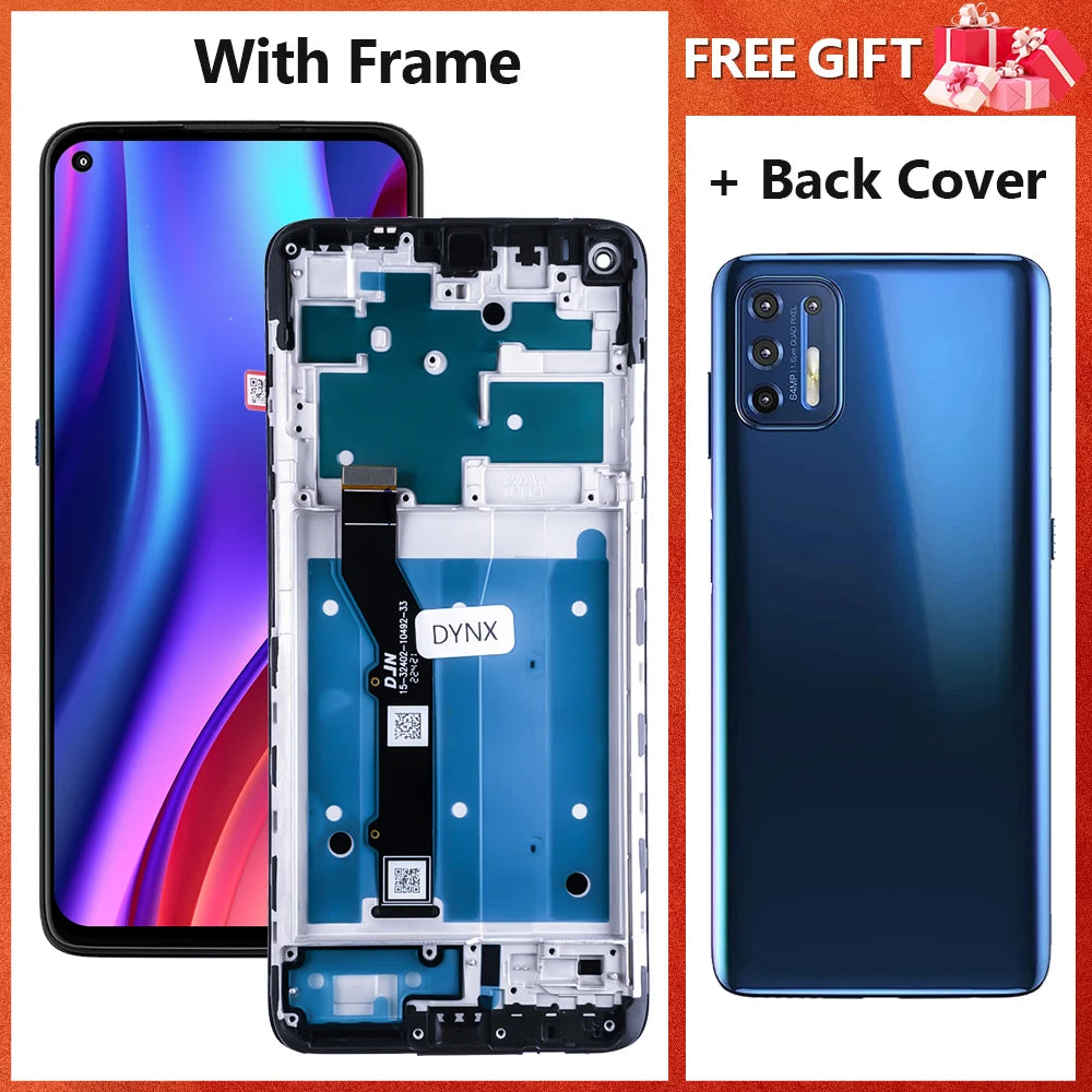 6.81"For Motorola Moto G9 Plus XT2087-1 LCD Display With Frame Touch Panel Digiziter Assembly For Moto G9 Plus Screen Replacemen