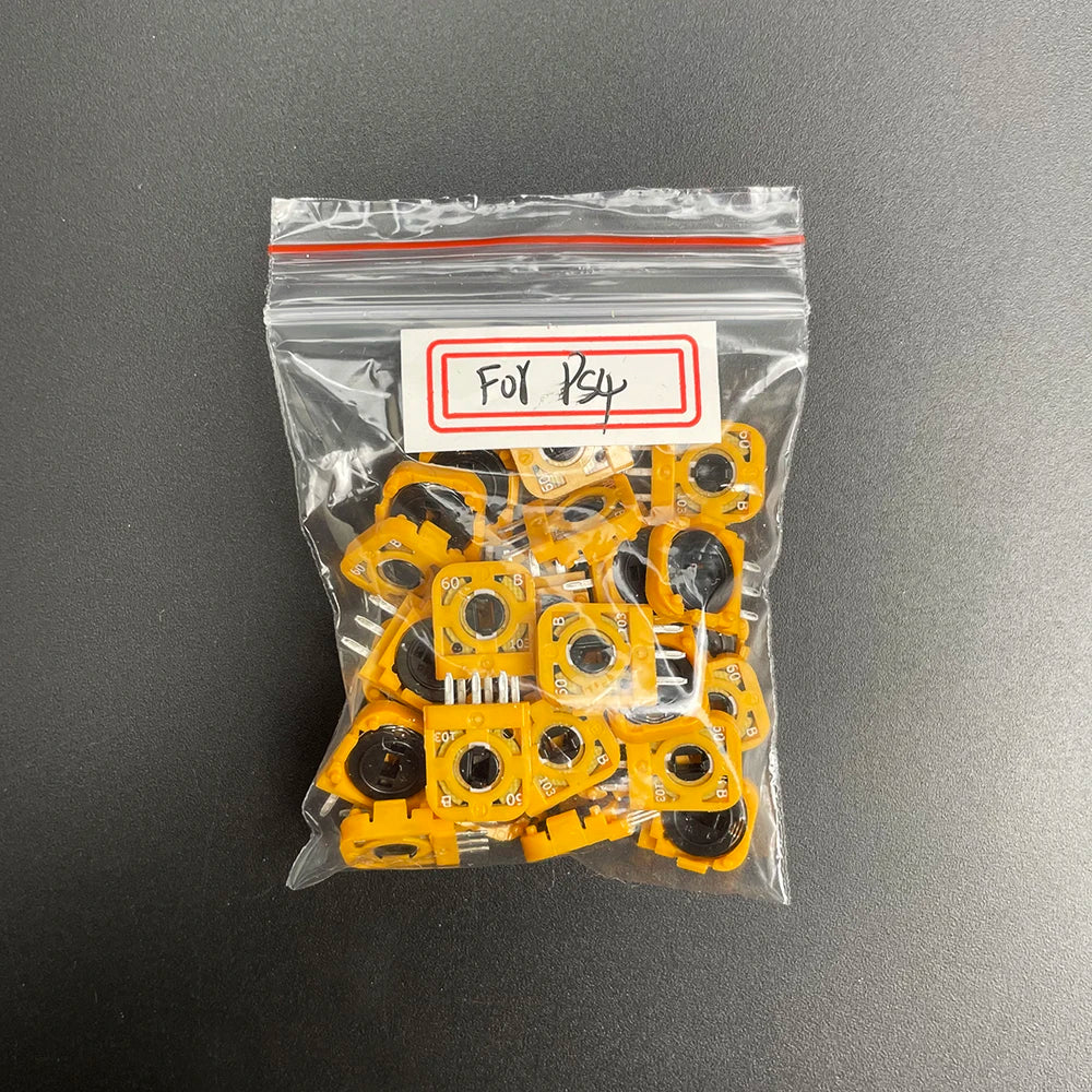 Potenciómetro Resistor Eje Analógico 3D / Micro Switch para Joystick Control PS4/PS5 (Bolsa 30 Unidades)