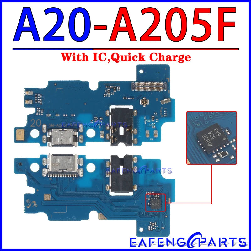 Placa Módulo Puerto Carga USB Dock para Samsung Galaxy A10E/A20E/A30-A70/A10S-A70S