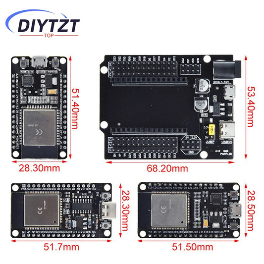 Placa Desarrollo ESP32-DevKitC-32 (ESP-WROOM-32) (Tipo C USB CH340C) WiFi + Bluetooth Doble Núcleo Bajo Consumo