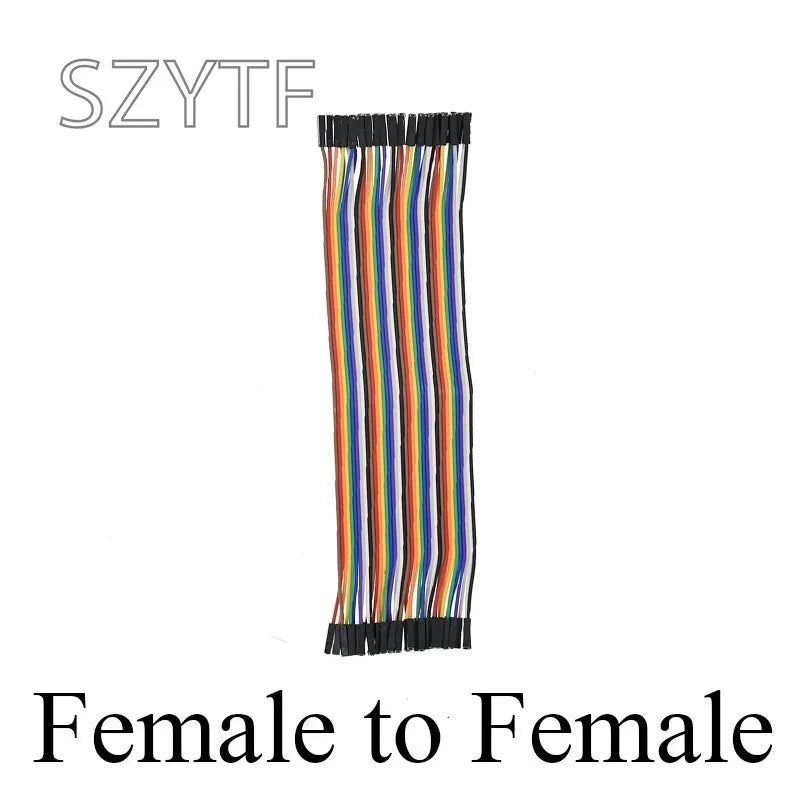 Cable Jumper Dupont (40 Pines, 10/20/30/40cm) Macho-Macho / Macho-Hembra / Hembra-Hembra para Arduino DIY Kit