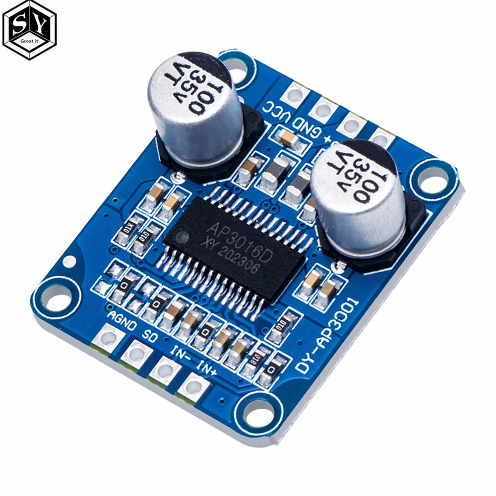 Módulo Amplificador Digital Mono Clase D Alta Potencia DC 8V-24V 4-8 Ohm (30W-300W)