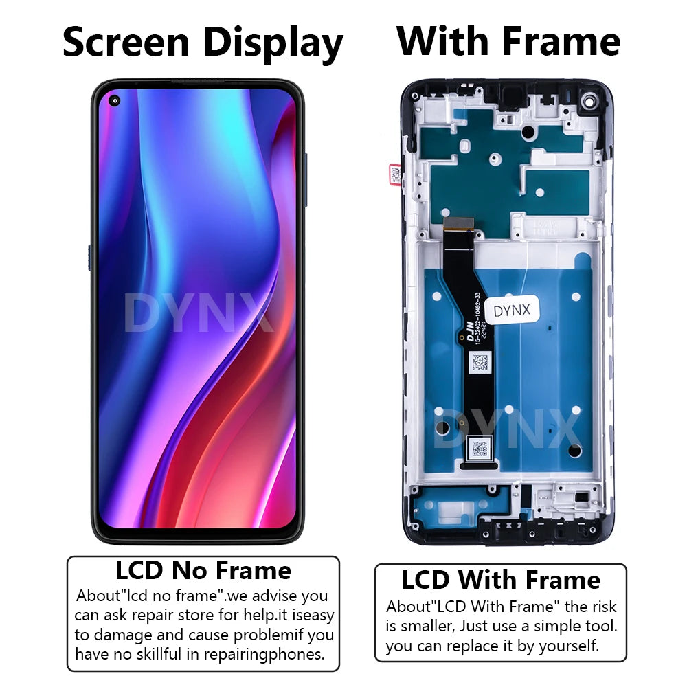 6.81"For Motorola Moto G9 Plus XT2087-1 LCD Display With Frame Touch Panel Digiziter Assembly For Moto G9 Plus Screen Replacemen