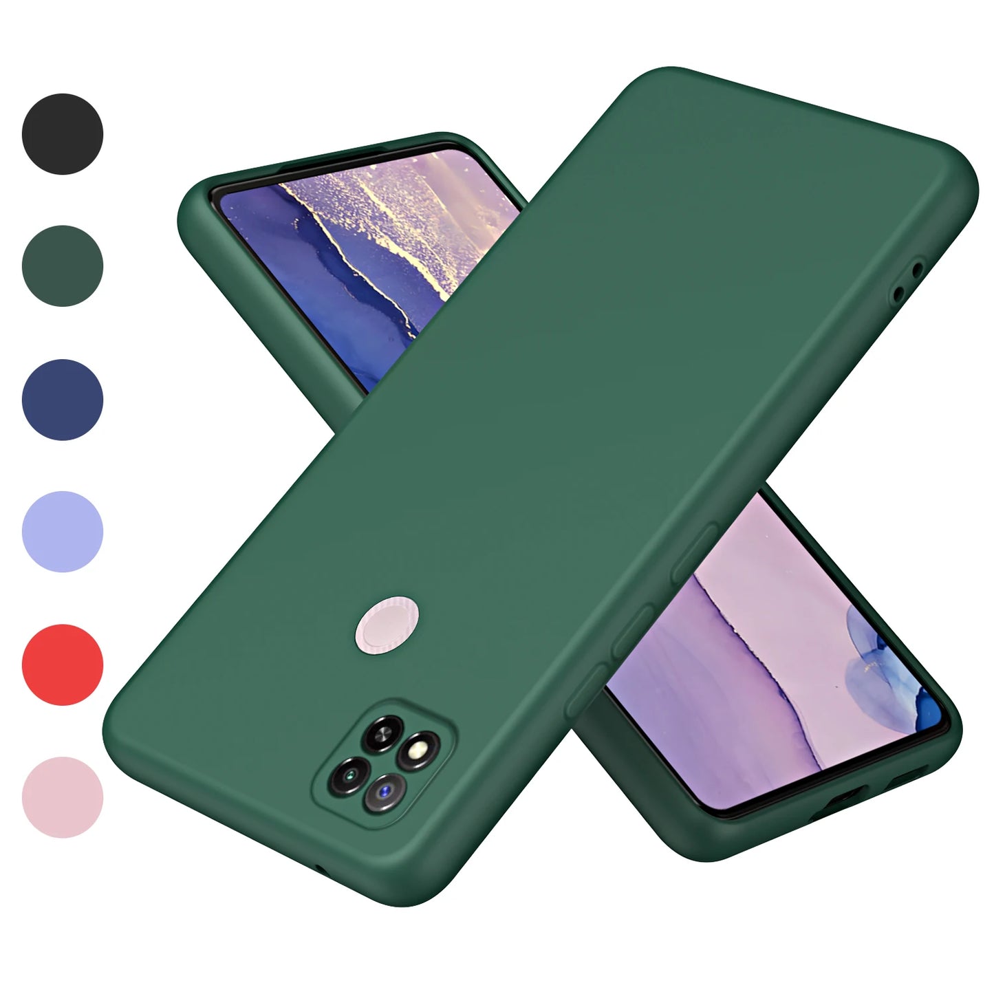 Funda Carcasa Silicona Líquida Suave Lujo para Xiaomi Redmi 9C NFC (Protección Cámara)
