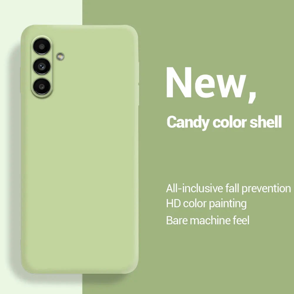Funda Silicona Líquida Original Antichoque para Samsung Galaxy A05/A05S/A15/A25/A35/A55 (4G/5G)