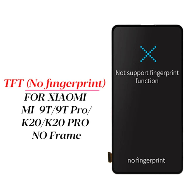 6.39'' Super Amoled Display For For Xiaomi Mi 9T Mi9T Pro LCD Display Touch Screen Digitizer Assembly For Redmi K20/K20 Pro LCD
