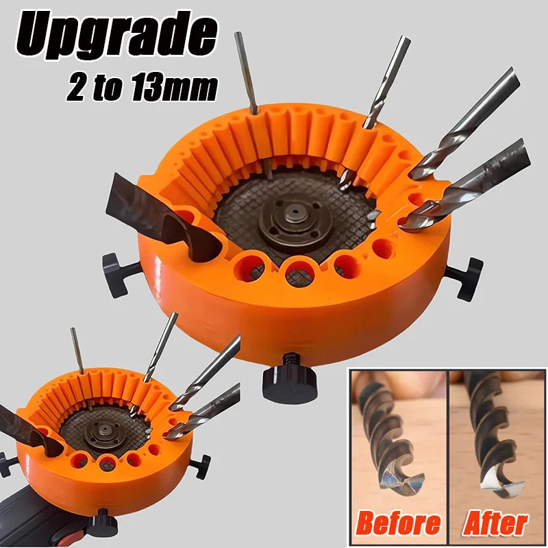 Afilador Brocas Eléctrico Ángulo 118° para Brocas 2-13mm (Herramienta Esmerilado Taladro)
