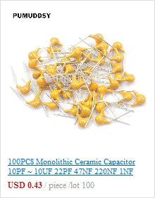 Capacitor Aluminio Alta Frecuencia Bajo ESR (100uF-3300uF, 10V-400V) - Unidad (Especificar Valor)