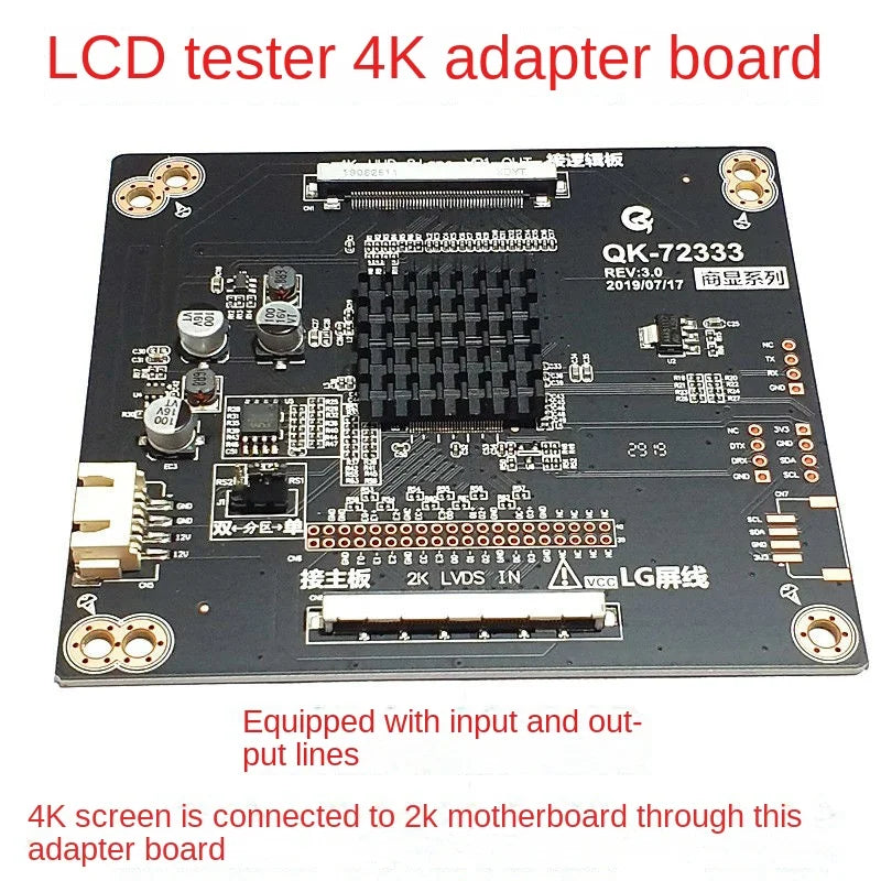 Tester Universal LCD/LED TV/Monitor (8va Gen) 2K/4K - Herramienta Detección Pantalla Puntos
