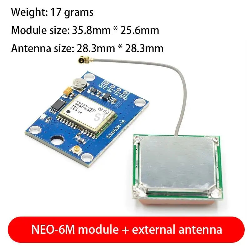 Módulo GPS NEO-6M / NEO-7M / NEO-8M (Micro USB) para Posicionamiento Satelital Arduino/STM32/C51