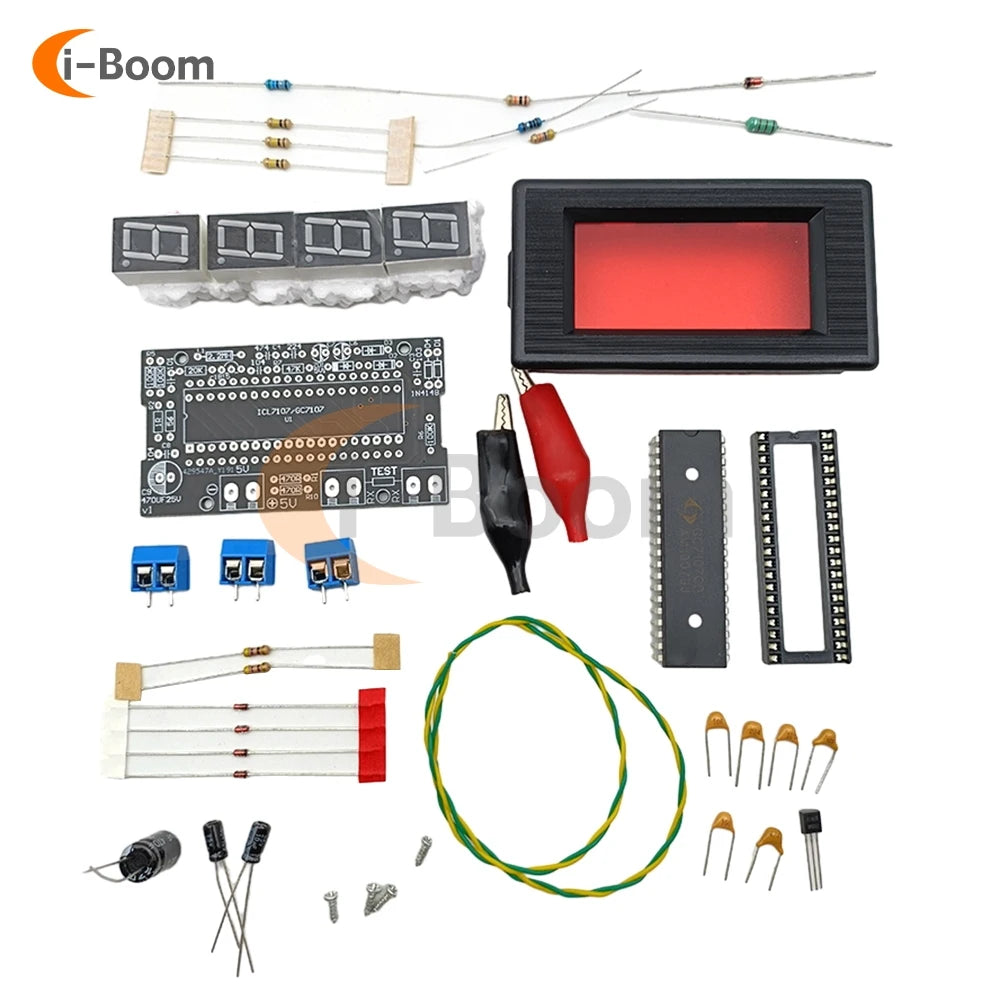 Kit Práctica Soldadura DIY - Tester Resistencia (Ohmetro) con Display Digital