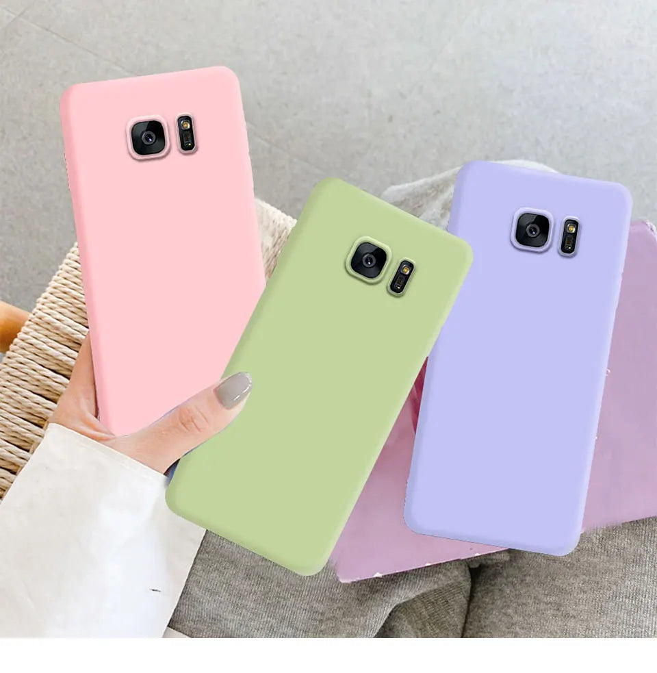 Funda Carcasa Silicona Mate para Samsung Galaxy S7 / S7 Edge (Coque)