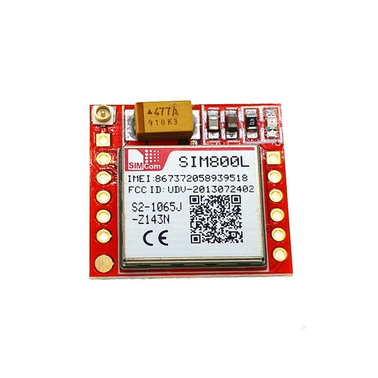 Módulo GSM/GPRS SIM800L (MicroSIM, Quad-Band, Serial TTL) Placa Core Pequeña