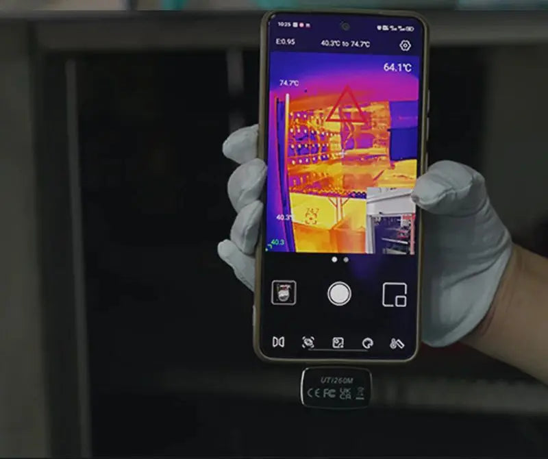 Termógrafo UNI-T UTi260M para Smartphone (Tipo C) - Cámara Térmica Infrarroja Tuberías/Circuitos PCB (No iPhone)