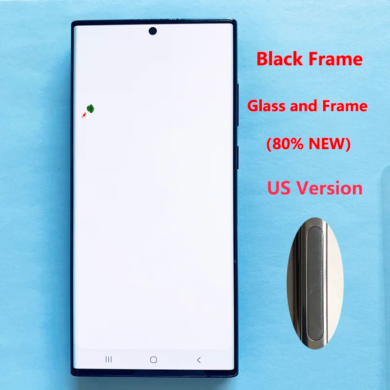 Pantalla 6.8" Super AMOLED con Marco y Digitalizador Táctil para Samsung S22 Ultra 5G (S908/S908U/S908B) (Con Defecto Estético)