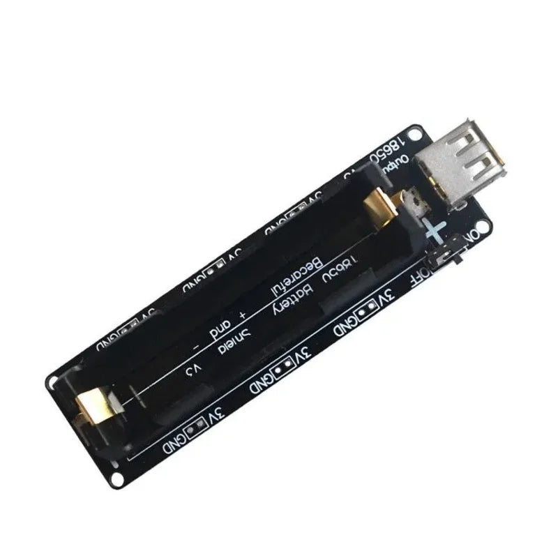 Módulo Shield Batería Litio 18650 V8 Expansión Alimentación Dual Voltaje 5V/3A + 3V/1A Micro USB Arduino/ESP32/ESP8266
