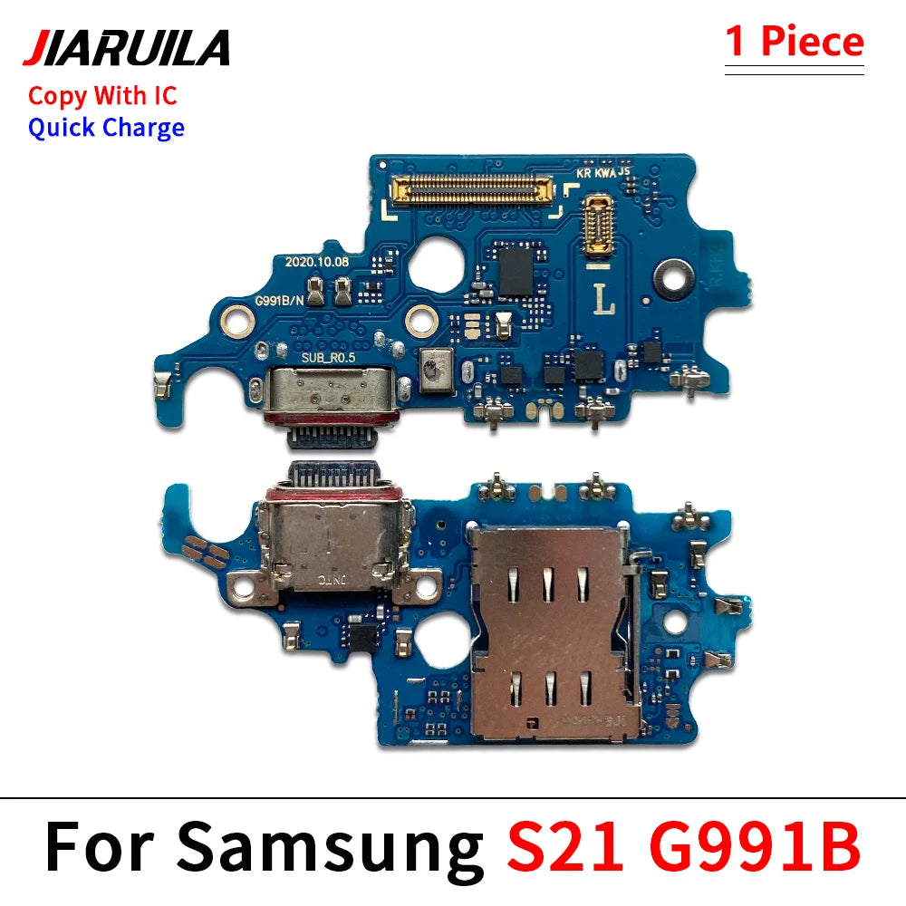 Cable Flex Conexión Placa Principal a Puerto Carga (Dock) para Samsung S20 FE 4G/S20+/S20 Ultra/S21 (Modelos G780/G98x/G991B)