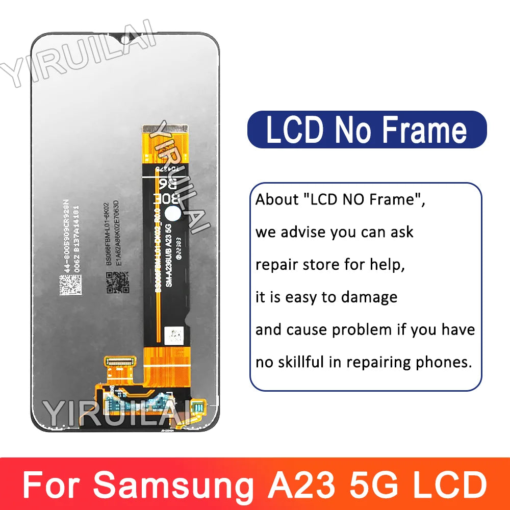 Pantalla LCD Amoled de 6,6 pulgadas para Samsung A23 5G A236, montaje de digitalizador con pantalla táctil para Samsung A236U A236B, Departamento de pantalla LCD