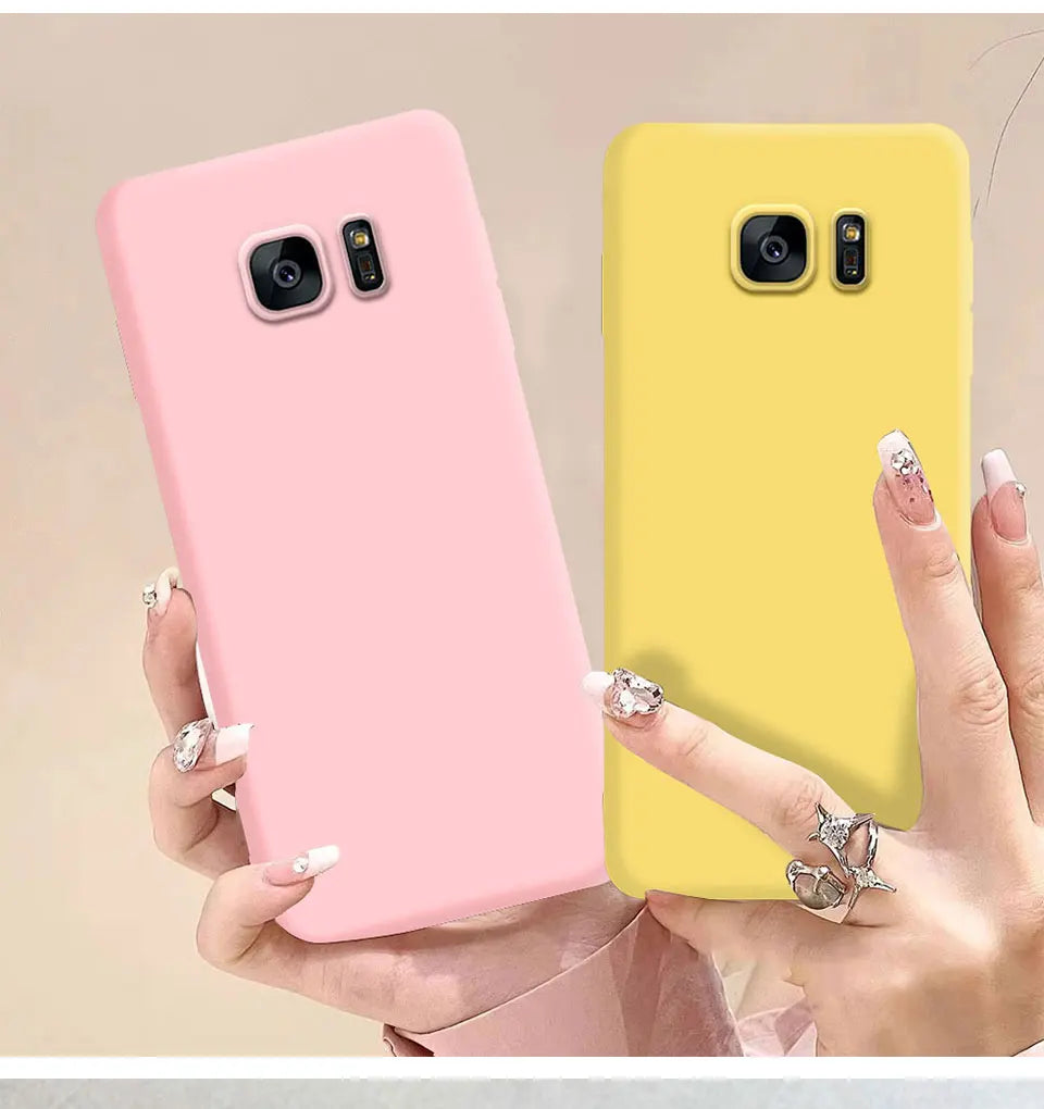 Funda Carcasa Silicona Mate para Samsung Galaxy S7 / S7 Edge (Coque)