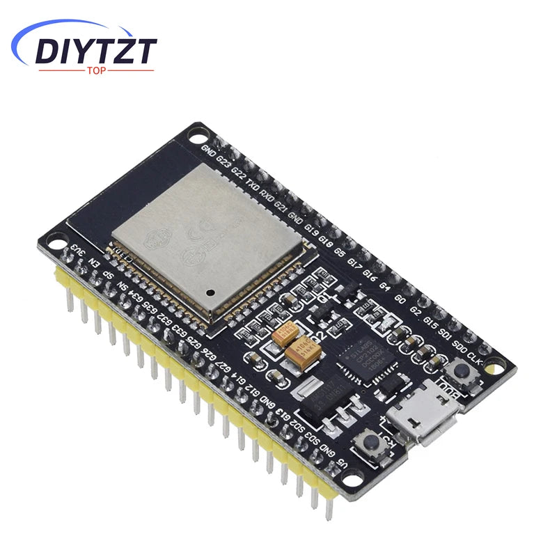 Placa Desarrollo DIYTZT ESP32 (ESP-32/ESP-32S/ESP32-CAM/ESP-WROOM-32) WiFi + Bluetooth Doble Núcleo Bajo Consumo