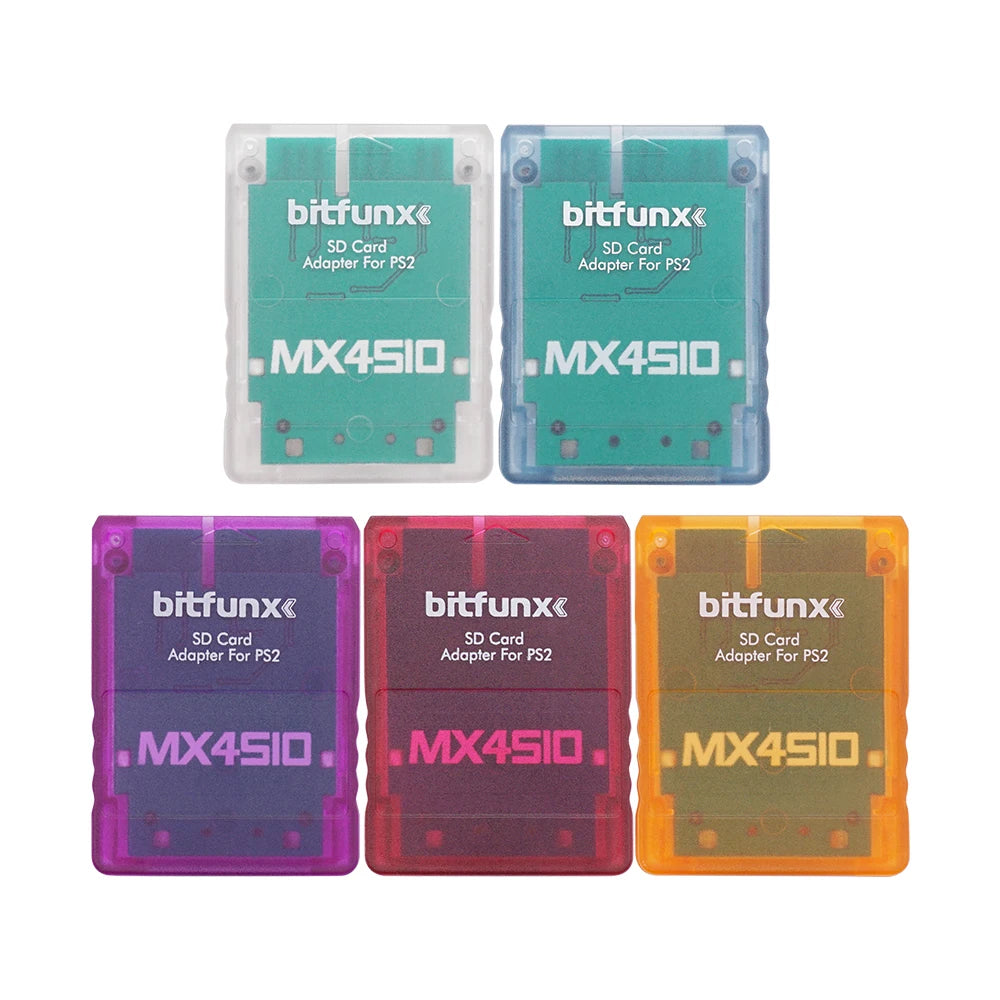 Adaptador Lector Tarjeta SD/TF Bitfunx MX4SIO SIO2SD para Consola PS2 PlayStation 2