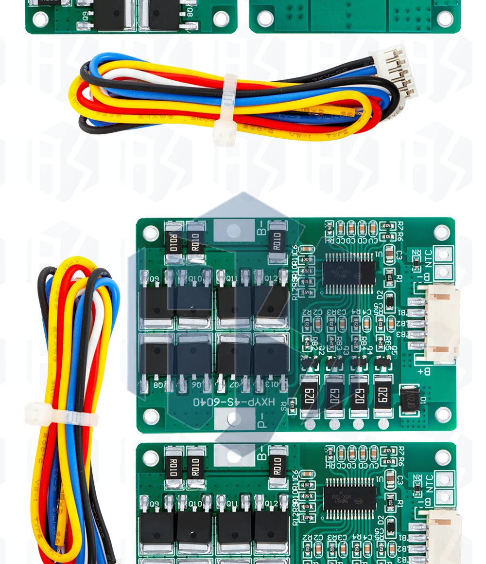4S 3.2V/3.7V 18650 20A Lifepo4 Battery Balanced BMS board with balanced With cable