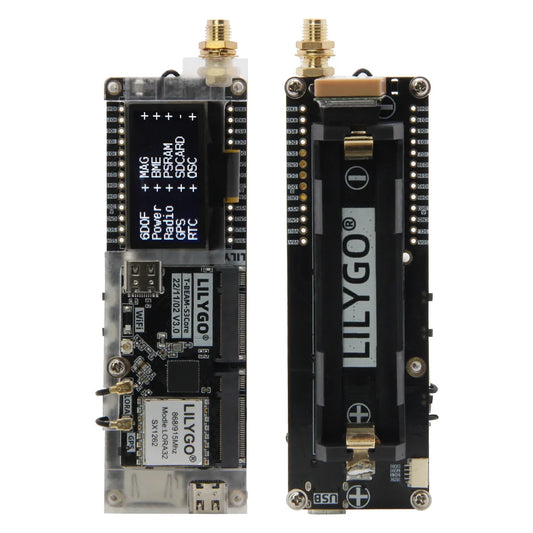 Placa Desarrollo LILYGO SoftRF T-Beam SUPREME ESP32-S3 LoRa (SX1262 868/915MHz) con GPS U-blox L76K, WiFi, Bluetooth, OLED 1.3"