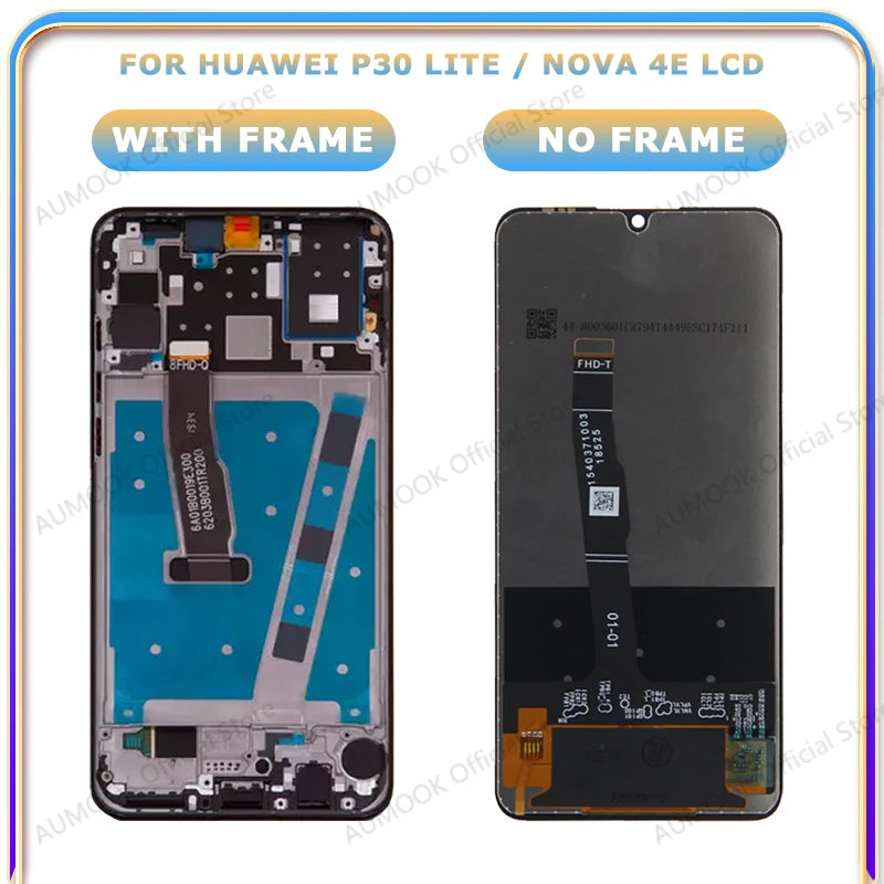 IPS LCD Screen For Huawei P30 Lite LCD Display Touch Screen Digitizer Assembly For Huawei Nova 4e Display Screen Replace Parts