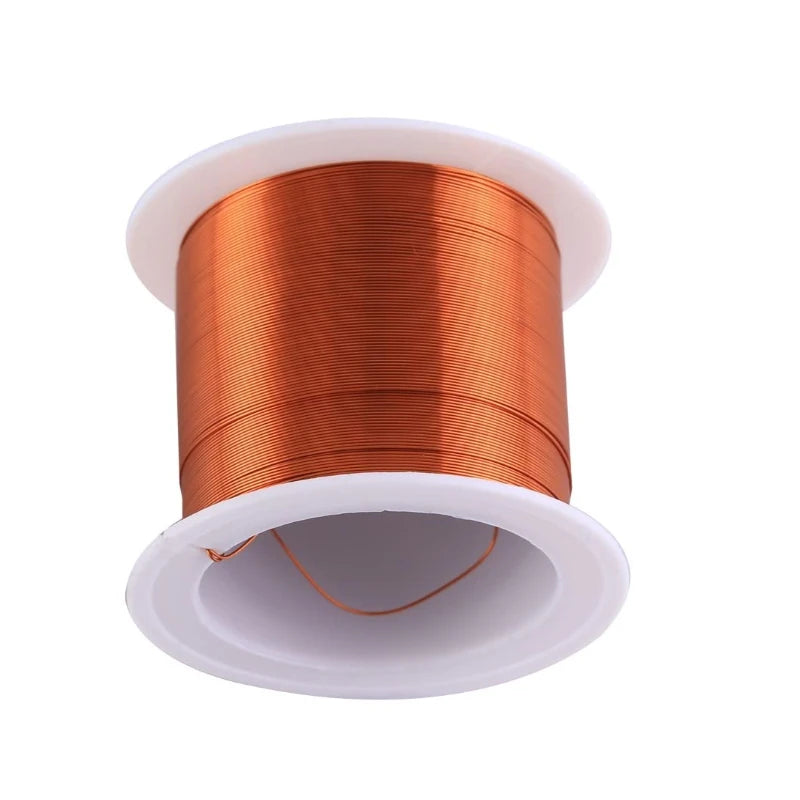 Alambre Cobre Esmaltado (0.06mm - 1.2mm) para Bobinado / Imán (1-3 Rollos)