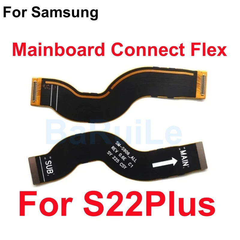 Placa base de carga conectar Flex para Samsung S21 Plus S22 Ultra S20 S23 pantalla LCD conectar placa base extender Cable cinta