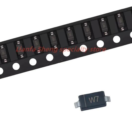 Diodo Zener SMD 1206 BZT52C (4.7V-43V, SOD-123) - Pack 100 Unidades (Valores Surtidos)