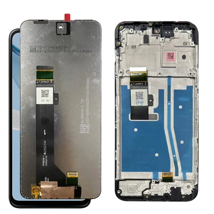 6.5" IPS For Motorola Moto G53 LCD Touch Screen Sensor Digiziter Assembly Replace For Moto G53 LCD XT2335-2 With Frame