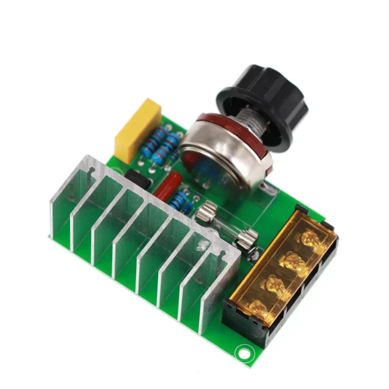 Controlador Velocidad Motor AC 110V/220V 2000W/4000W SCR Regulador Voltaje Dimmer Termostato Alta Potencia