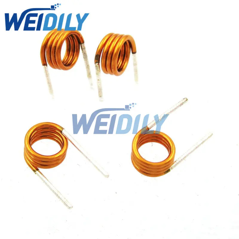 Inductor Bobina Hueca Cobre FM - Varios Vueltas (1.5T a 7.5T) - Lote 50 Piezas