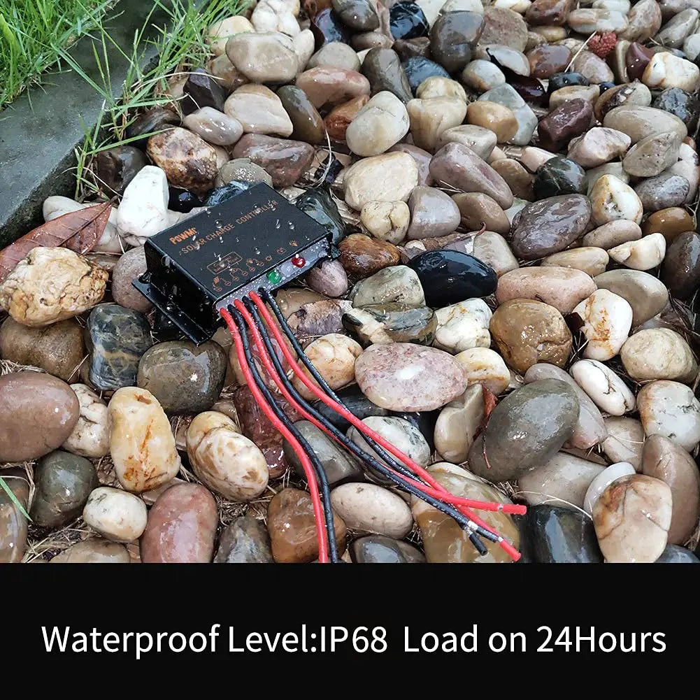 Choice MPPT 5A 10A Solar Charge Controller 6V/12V/24V Auto Adapt Regulator Solar Panel Waterproof IP57 IP68 Can Work for 24H