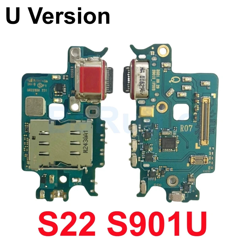 Cable Flex Conector Placa Puerto Carga USB para Samsung Galaxy S21/S21+/S21 Ultra/S22 Plus (G991B/G996U/G998B/S901B/S908U)