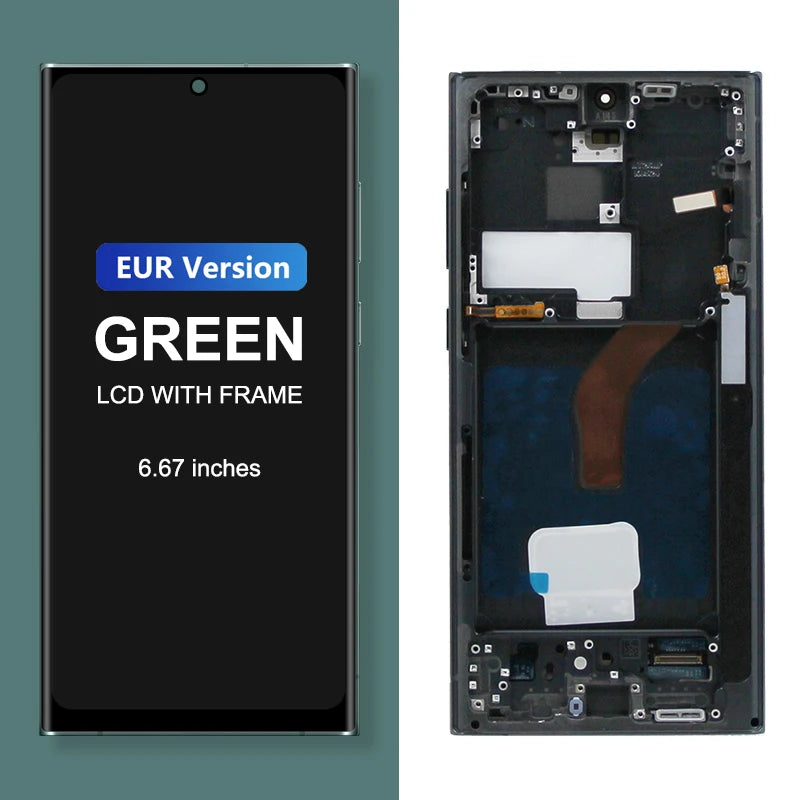 Pantalla AMOLED con Digitalizador Táctil para Samsung Galaxy S22 Ultra (S908/S908B/S908U/S908W/S908E) (Repuesto)