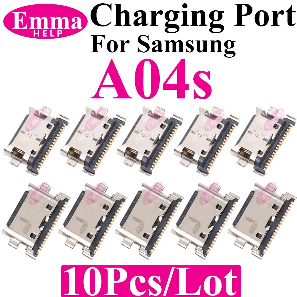 10 Uds conector de puerto de carga Original para Samsung A15 A05S A25 A35 A55 A13 A04S A14 A23 A33 A24 A34 A54 A53 Pin de cargador USB Plu
