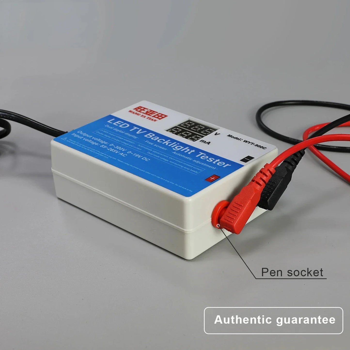 Tester LED Multifuncional 0-300V Output Tiras Backlight Beads Medición Corriente/Voltaje Instrumentos (con Palanca)