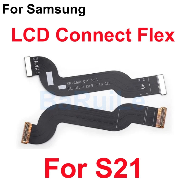 Placa base de carga conectar Flex para Samsung S21 Plus S22 Ultra S20 S23 pantalla LCD conectar placa base extender Cable cinta
