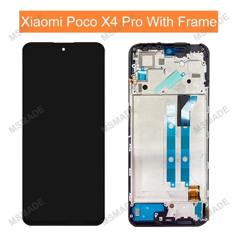 Super AMOLED For Xiaomi Redmi Note 10 Pro LCD Screen Displa For Xiaomi Poco X4 Pro LCD M2101K6G 2201116PG Display Replace Parts