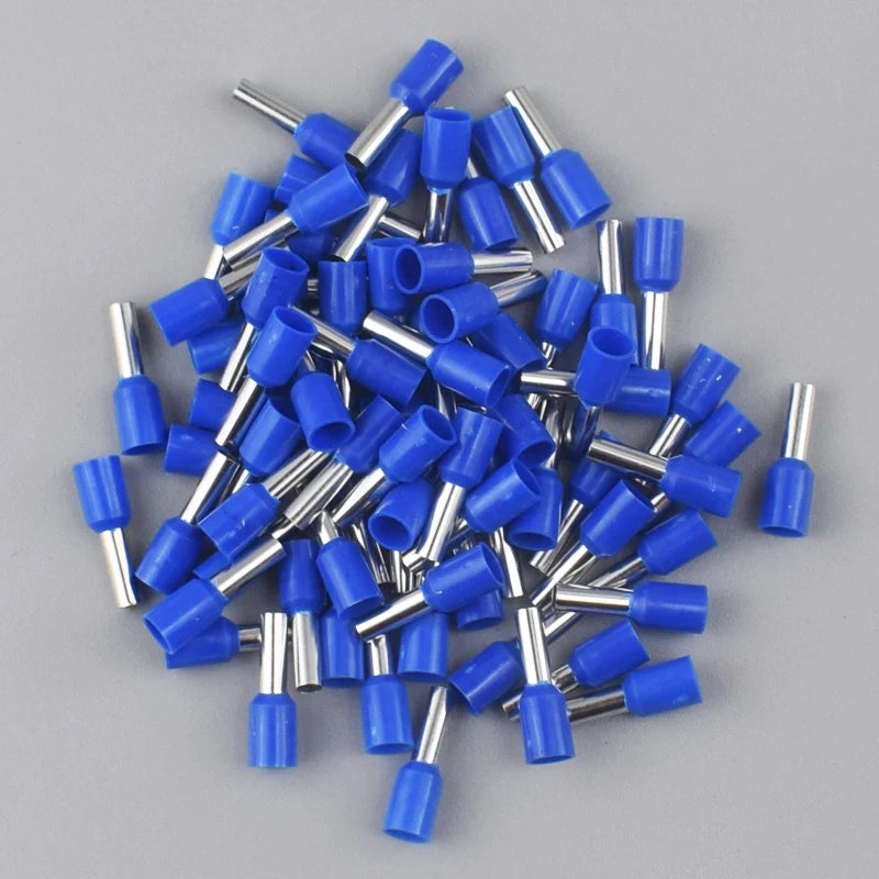 Terminal Tubular Punta Cable Aislado Crimp (E0508/1008/1508/7508/2508) Ferrules Prensado (Pack 1000 Unidades)