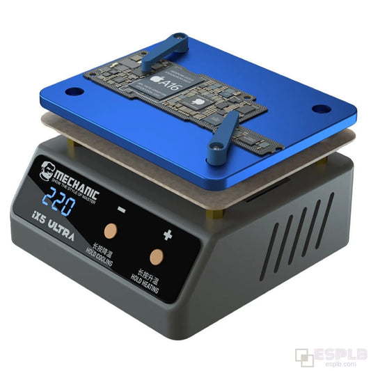 MECHANIC 220V Lightweight IX5 Ultra Universal Preheating Platform Layering Uniform Heating with Clamp for Motherboard Repair