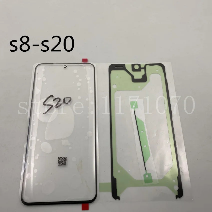 Repuesto Lente Cristal Exterior Pantalla Táctil Frontal para Samsung Galaxy S8-S22/Note 9/10+ Plus/Ultra